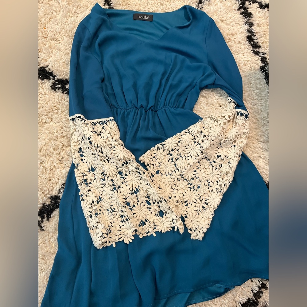 Zouk Teal Dress